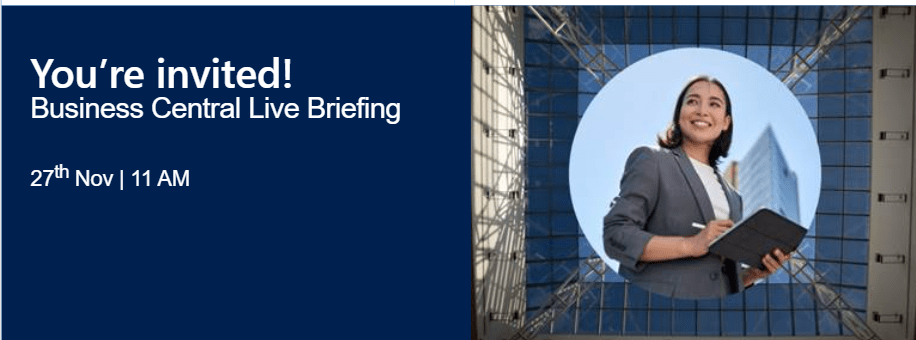 Live Online Session: Discover the Power of Microsoft Dynamics 365 Business Central